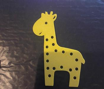 giraffe kids lace toy