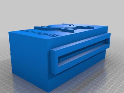 box 200mm x 100mm high 80mm Spider-man style