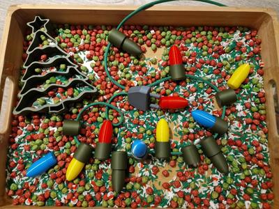 sensory christmas lights