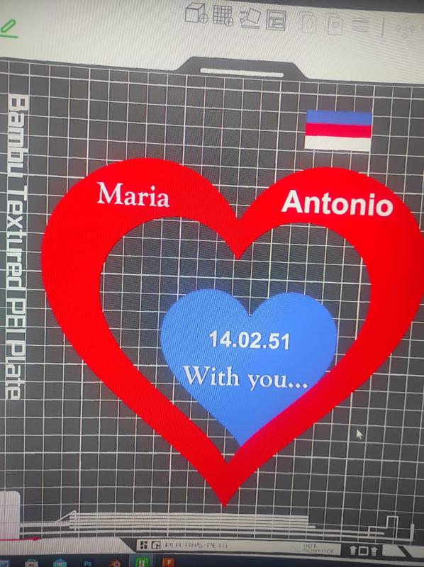 Stand Cuori Personalizzabile