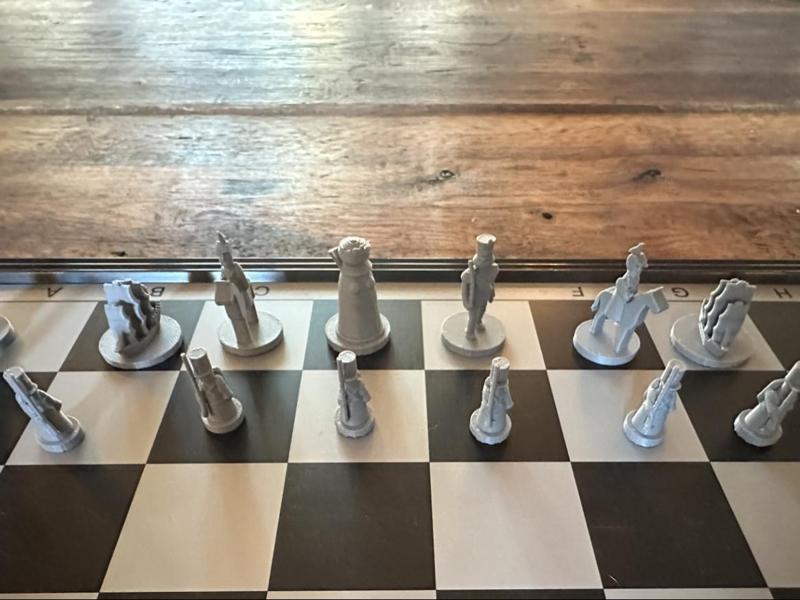 Napoleonic chess set 