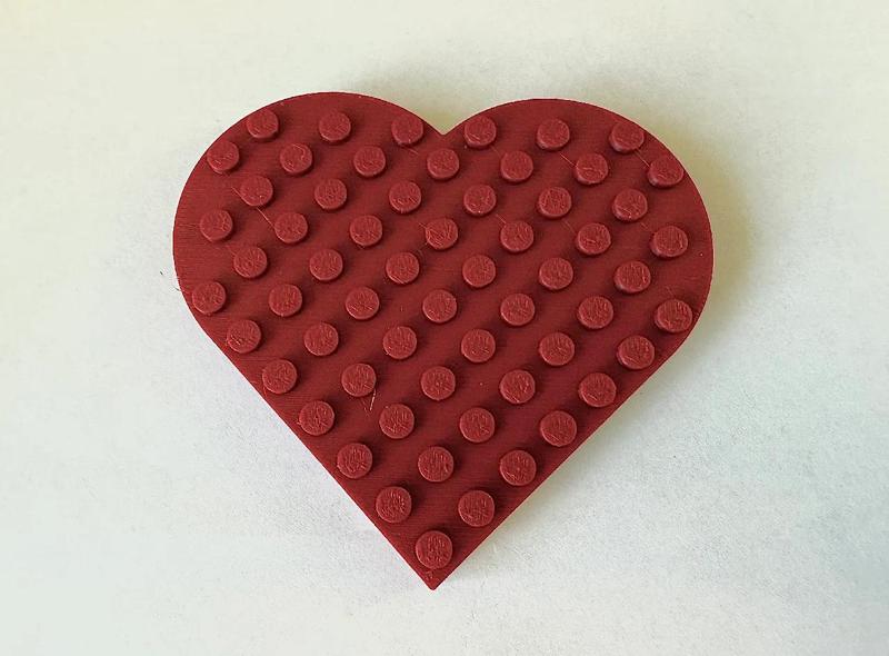 Lego Valentines Heart   