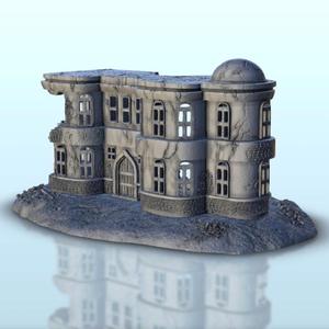 Desert hotel with dome - Arabian Flames of war Bolt Action Desertic Modern Warhammer