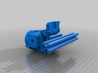 biqu H2 + hermit crab linear rail mount