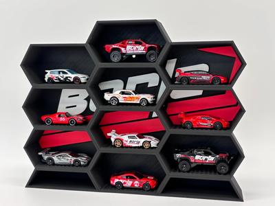 Borla Themed Display for 1:64 Diecast Cars