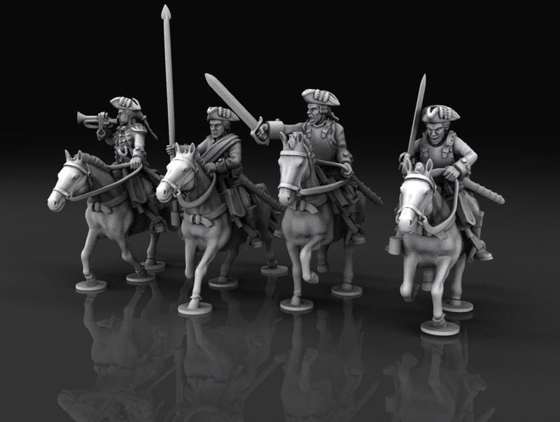 Seven years war Austrian curassiers