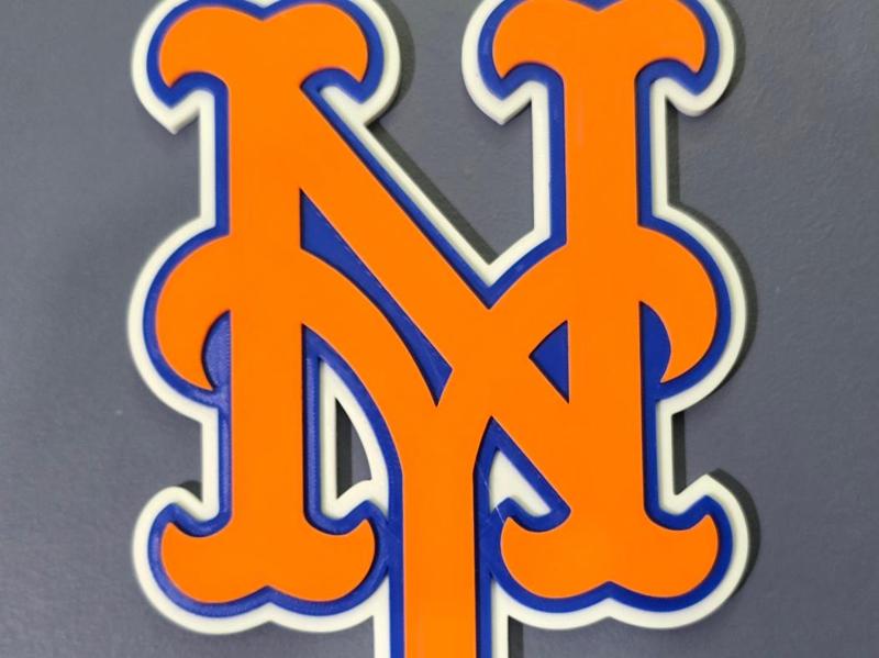 NEW YORK METS 3D Logo Large 223mm series