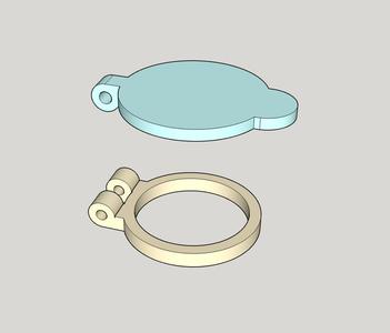 Minimal webcam cover 20 mm