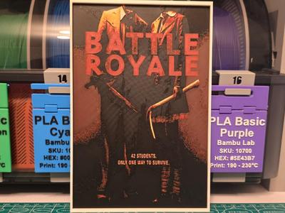 Battle Royale Movie Poster - Hueforge Art