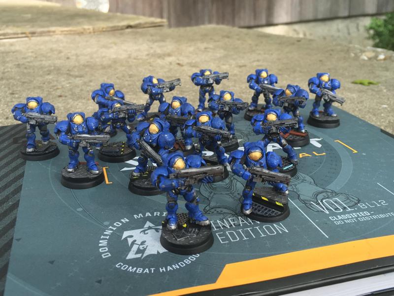 Starcraft 2 Marines wargaming