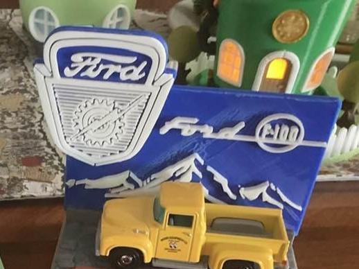 Matchbox Ford F100 display