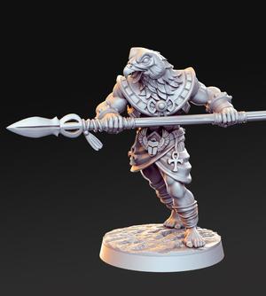 Horathi warrior with kopesh - Egyptian god - 32mm - DnD