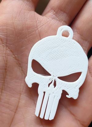 Punisher Keychain.stl