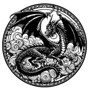 Wall art: Dragon (16)   