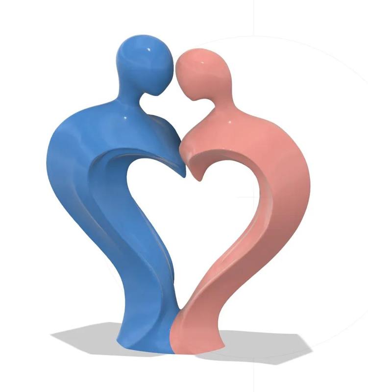 Single Extruder/Multi Part Couple Love (fusion360)   