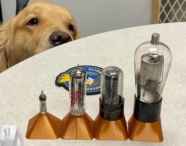 Vacuum Tube Display Stands   