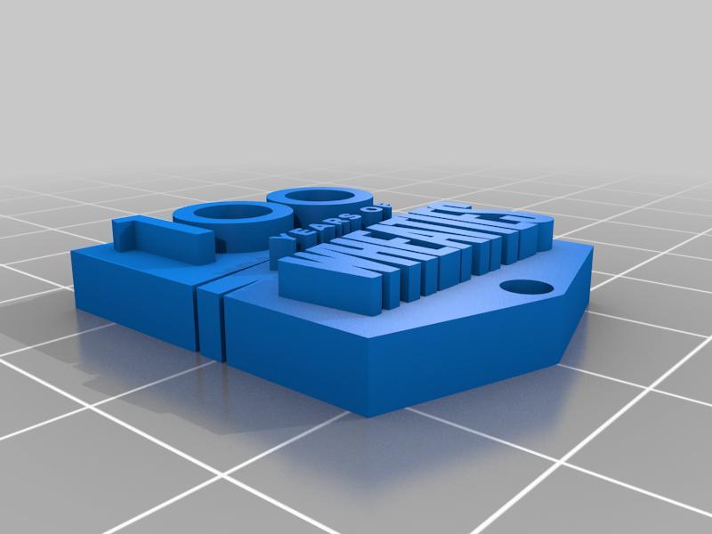 Wheaties 100 Year Anniversary Keychain Ornament and Plaque