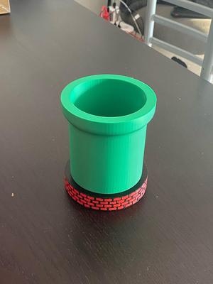 Super Mario - Pot à crayons ou à plante Tuyau(Super Mario - Pencil or plant pot Pipe)