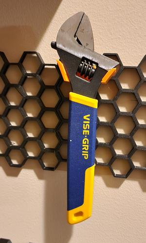 HSW adjustable crescent wrench holder
