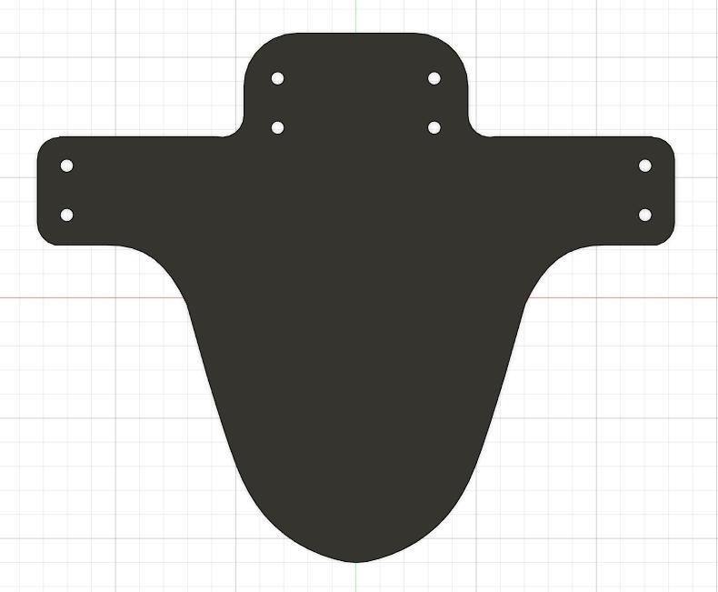 MudGuard 26,5cm/10,4" x 22cm/8,6"