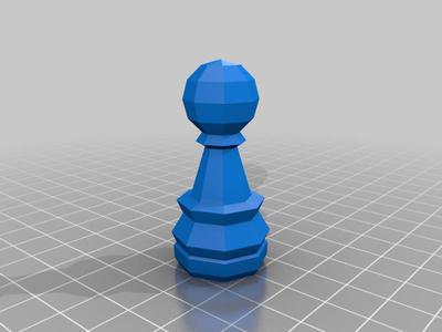 Low Poly Chess Set