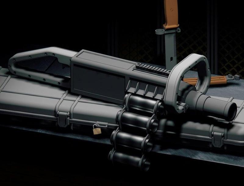OPEN AGS - automatic shotgun \ grenade launcher