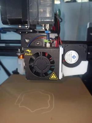 Ender3 por blower holder-UniTak3d