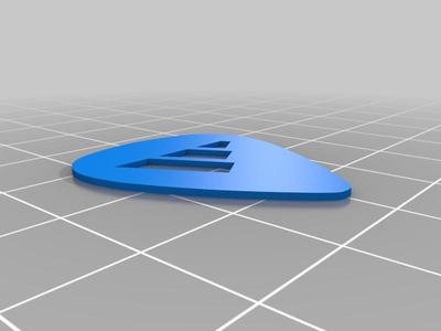 Adidas Guitar Pick