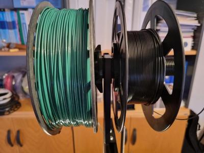 Ender 3 / Pro / v2 - Dual Ball Bearing Spool Holder