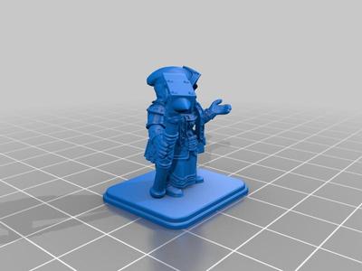 HeroQuest - Female Dwarf Runecaster