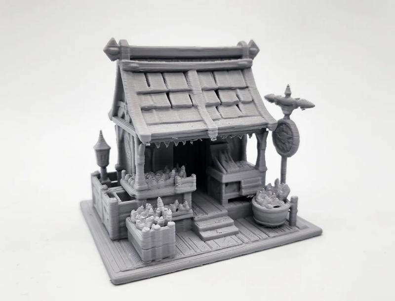 Medieval Market Stall Miniature   