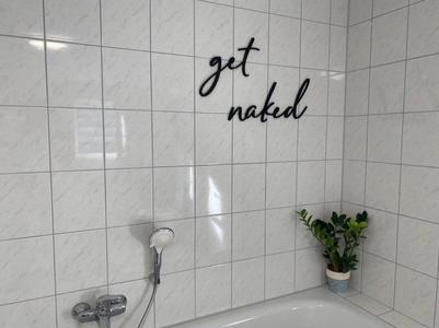 get naked lettering