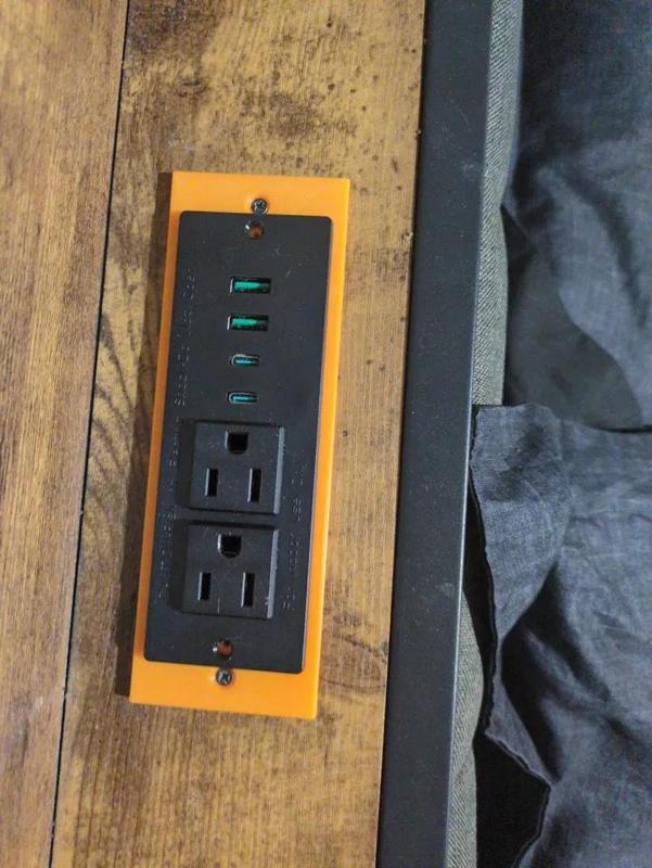 Adapter Plate for LIKIMIO Bed Frame Power Bank to 45W Jgstkcity Upgrade   