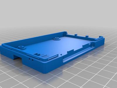 Hyperpixel 4.0 touch and Raspberry Pi 3/4 case (with LACK table bracket)