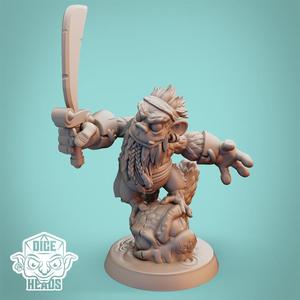 Monkey Barbarian (pre-supported included)