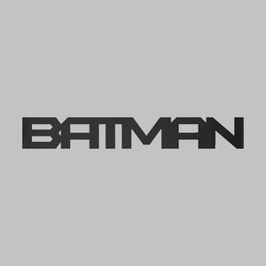 BATMAN FLIP TEXT LOGO