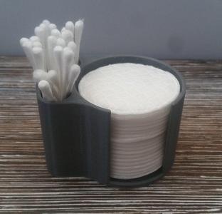 cotton and cotton swab pot
