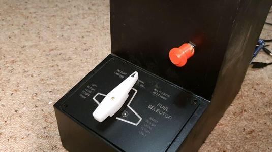 Custom Length Pull-Push Switch  for Flight Simulator Fuel Shut-Off Switch 