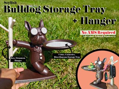 Bulldog Jewelry + Catchall Tray & Necklace Hanger