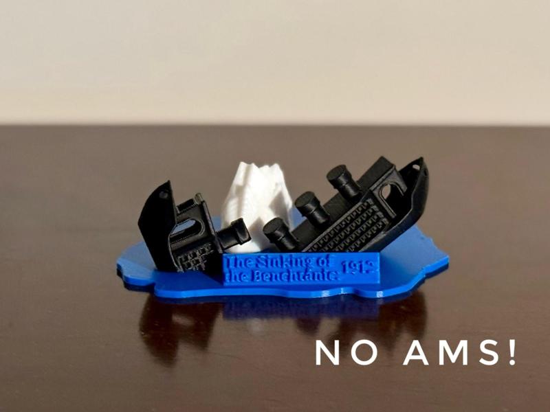 The Sinking of the Benchtanic: 1912 -Modular Piece