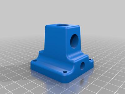 TERTIAL lamp holder with 4mm holes in the corners