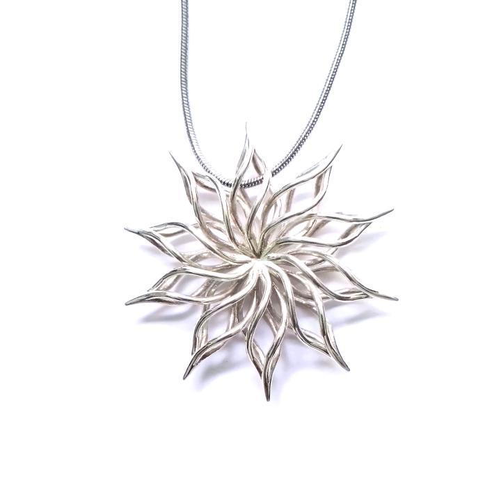 sunflower pendant