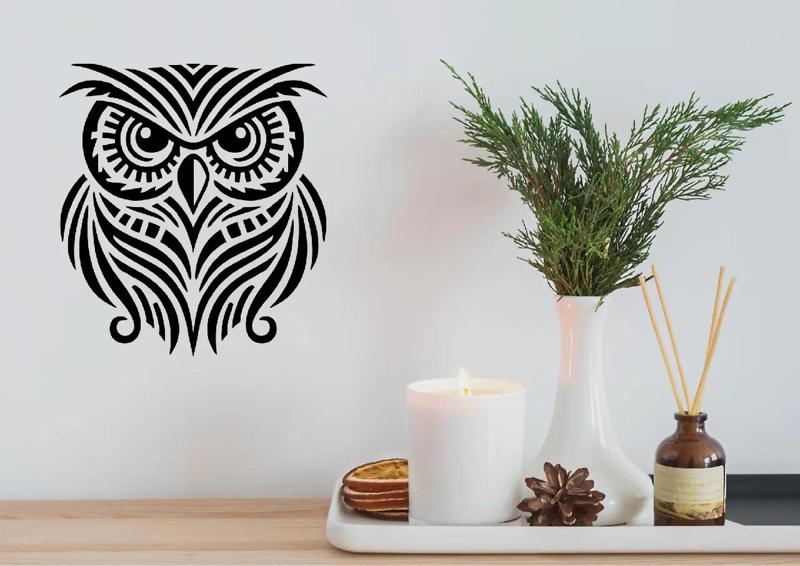 OWL - Wall Art decoration / Sova - dekorace na zeď   