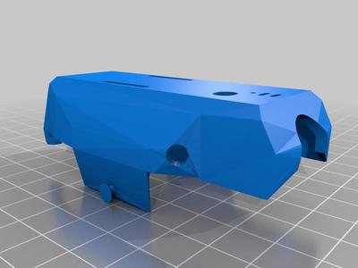 Top cover for foldable brushed microquad