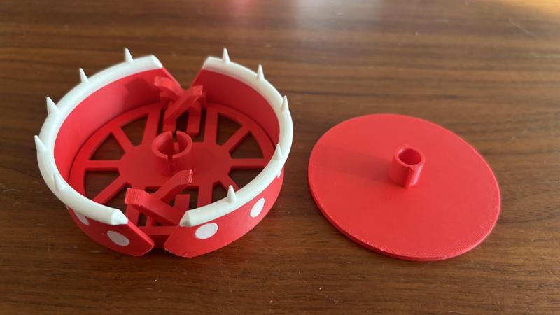 mug hand under glass