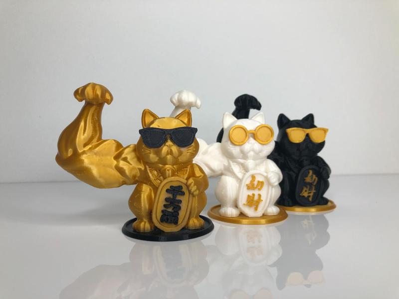 Maneki Neko Buff Lucky Cat
