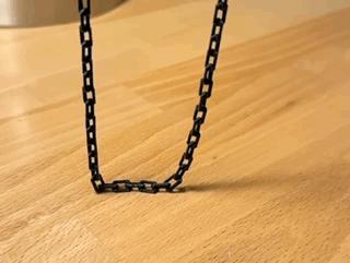 print in place chain necklace   