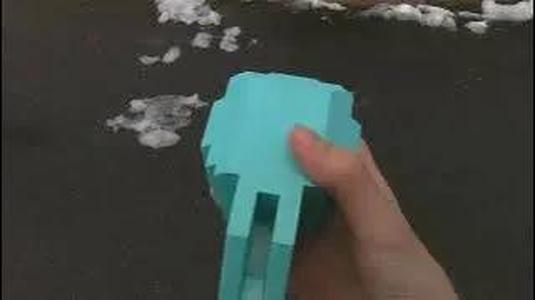 Minecraft snowball mold   
