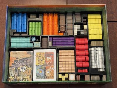 Root - 3D Printed Tray to hold all 3x faction expansions (Riverfolk, Underworld, Marauders, All Hirelings)