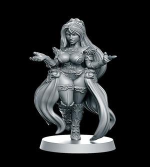 Lure Team Dark Elf Witch 1 Fantasy Football 32mm